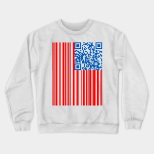 USA Bar Code Crewneck Sweatshirt